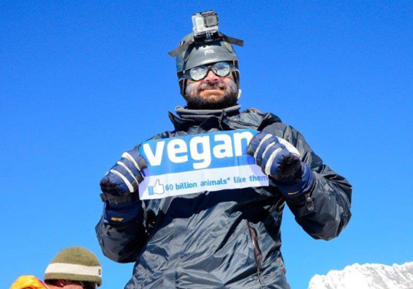 Indian Vegan Conquers Everest!