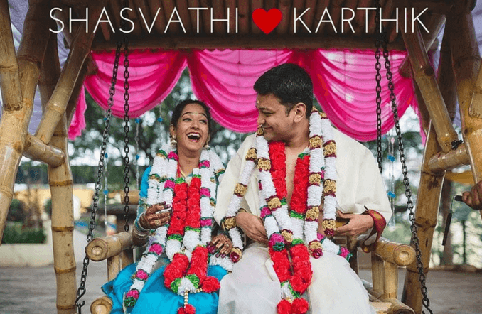 Shasvathi and Karthik Wedding photo
